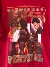 2013 CINCINNATI MACY'S MUSIC FESTIVAL SHIRT SIZE XL CHEST 23