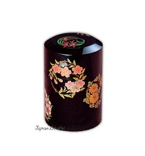 FLOWER CIRCLE MAKI-E KAGA YAMANAKA JAPAN PAINT NETSUKE Cremation Urns