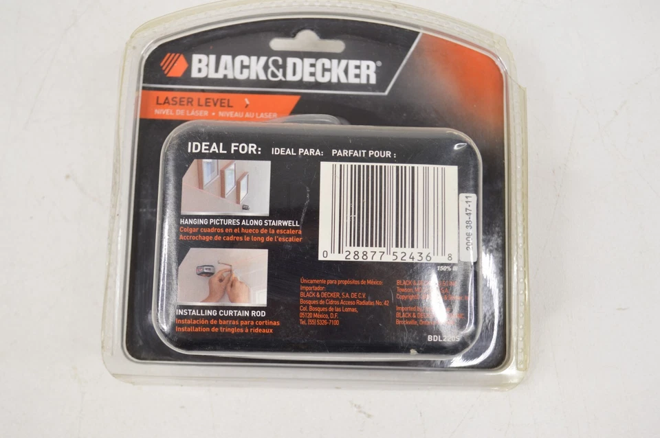 BLACK+DECKER Laser Level + 360 Degree Rotating Wall Attachment - Model BDL220S - Image 4 of 4