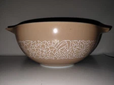 Vintage Pyrex Woodland Brown Cinderella Nesting Bowl, #443, Serving Bowl 