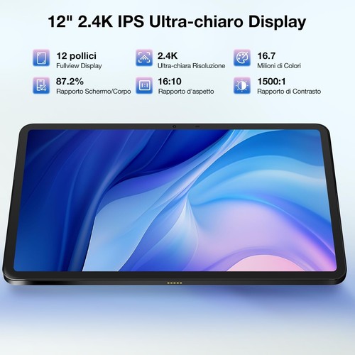 DOOGEE T40Pro 12" 20GB+512GB Tablet 10800mAh Android 14 Tablet PC Widevine L1 - Picture 4 of 9