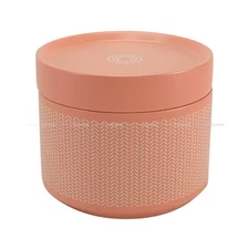 [Pre-loved] HERMES Boudoir MM Vide Poche Accessory Case Pink lacquer wood[Au...