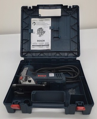 Bosch 1591EVS 120V 60Hz Barrel Grip Type Corded Jigsaw + Hard Case & Manual