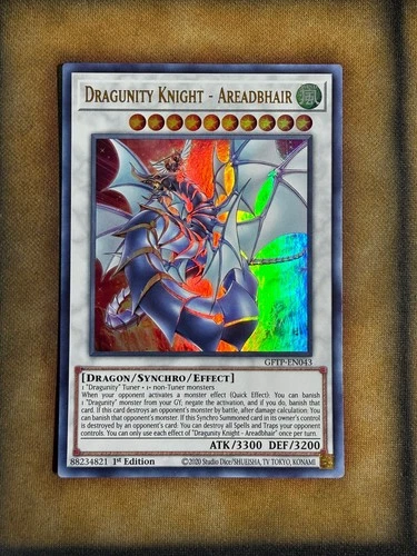 Yugioh Dragunity Knight - Areadbhair GFTP-EN043 Ultra Rare 1st Ed NM