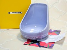 Soporte de cuchara Le Creuset 910379 púrpura pastel soporte de cuchara gres nuevo en caja