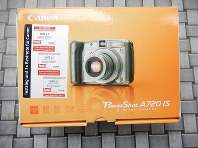 Canon Power Shot A 720 IS, in originaler Verpackung, Top Zustand.