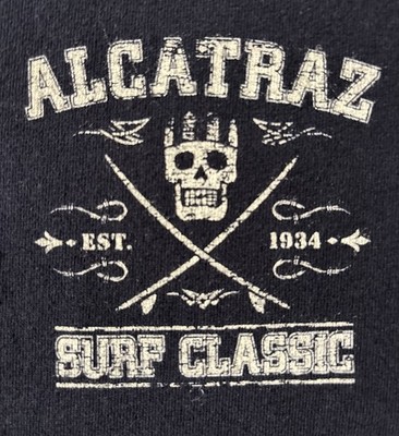 VTG.Crazy Shirt Alcatraz Surf Classic EST. 1934 San Francisco Surf