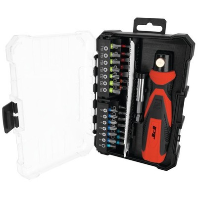 PERFORM TOOL W736 Tool Set; For Mechanic Work; 33 Piece; With Saw Blades And