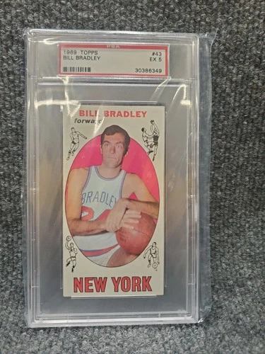 1969-70 Topps #43 Bill Bradley RC HOF PSA 5 EX SET BREAK ALL 99 ARE LISTED