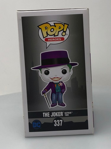 Funko POP! Heroes DC Comics The Joker Batman 1989 #337 Vinyl Figure DAMAGED - Picture 10 of 14