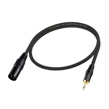 3.5mm to XLR Male Cable 3.3FT, Unbalanced 1/8 Mini Jack TRS Stereo Male to XL...