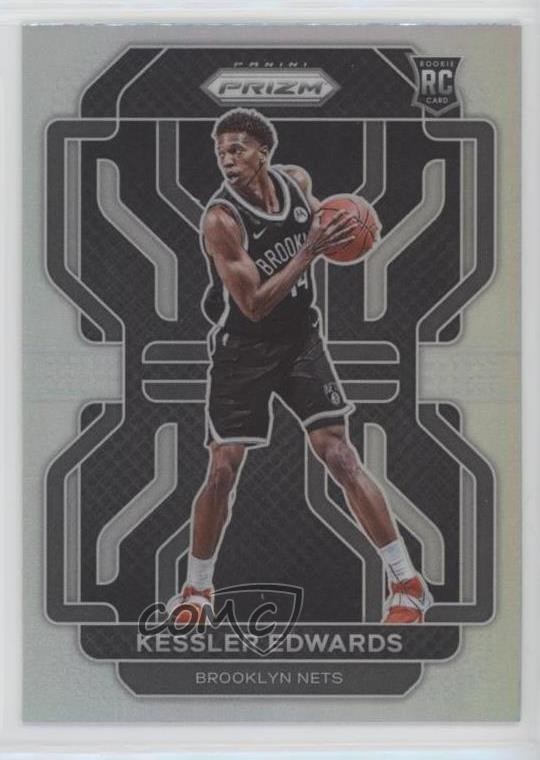2021-22 Panini Prizm Silver Prizm Kessler Edwards #284 Rookie RC v6g