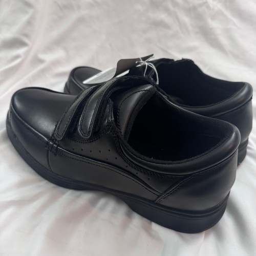 Mens Dr Scholl's" Advanced Comfort Black Leather Shoes 11W NWT