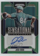 2025 Panini Prizm Sensational Signatures Green Prizm Josh Hood #SS-JH Auto yl0