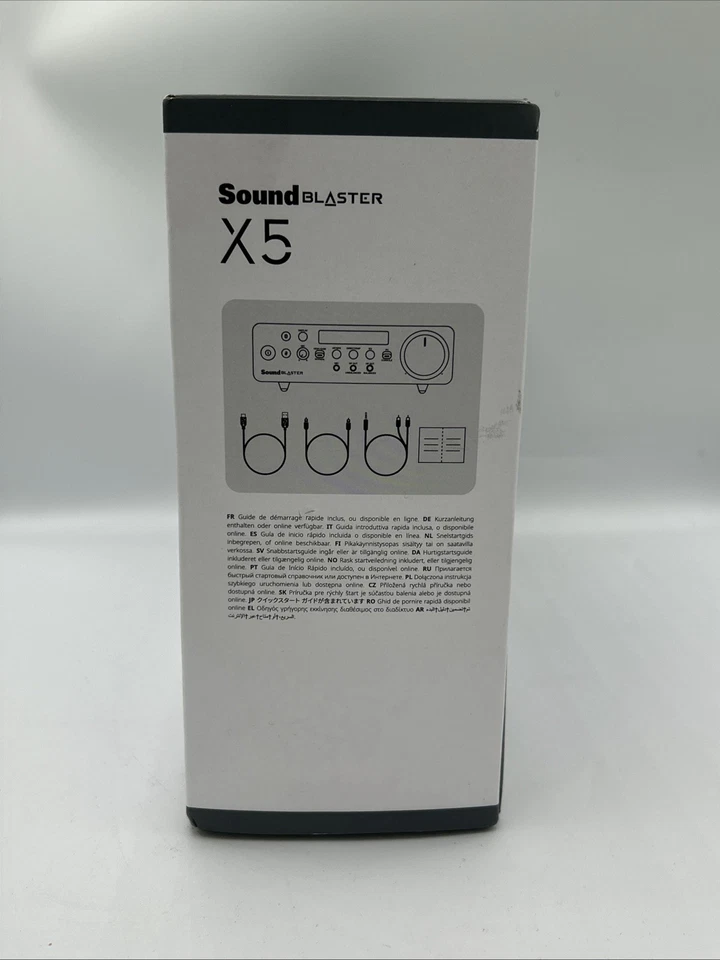 Creative Sound Blaster X5 External USB DAC Hi-Res 32BIT/384KHZ Brand New Sealed - Image 4 of 4