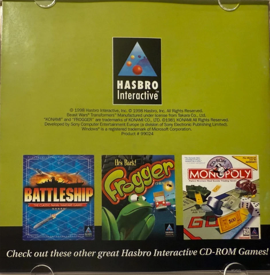 Beast Wars: Transformers Microsoft Windows PC CD. Windows 95 Game Hasbro VG - Image 2 of 3