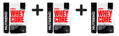3 x Nutrend Whey Core, Unflavoured - 900g (33,31 EUR/kg)