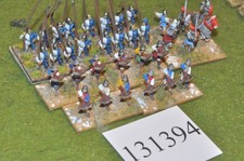 15mm renaissance / burgundian - pike & crossbow 32 figs - (131394)