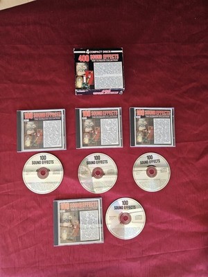 1994 Foley Movie Artist 400 Sound Effects CD Rom Discs Theatrical Prod. RARE  