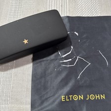 Elton John branded eyewear case and microfibe...
