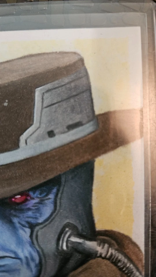 Cad Bane Black Foil  Star Wars Autograph Sketch Card 1/1 - Image 4 of 4