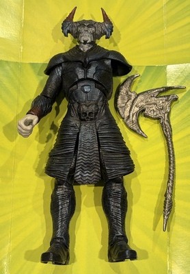 Mattel DC Multiverse Steppenwolf BAF CNC Figure Missing Left Arm & Extra Head