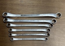 Sk Sk Wayne Usa Sae Double Box End 6pc Wrench Set 38 To 78  Offset