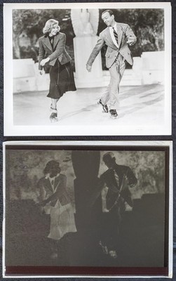 1938 Fred Astaire Ginger Rogers Carefree RKO Studio 8x10 Negative + Photo