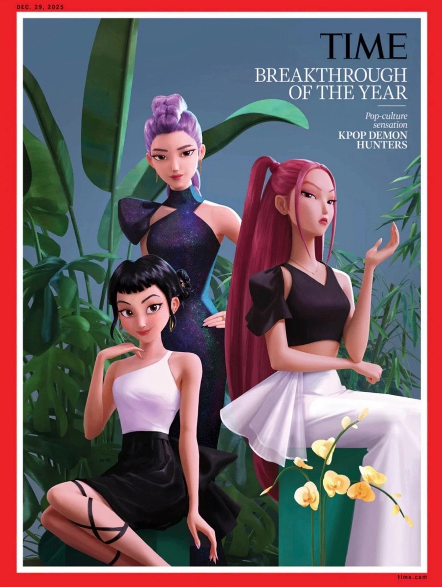 KPOP DEMON HUNTERS BREAKTHROUGH TIME MAGAZINE DECEMBER 2025