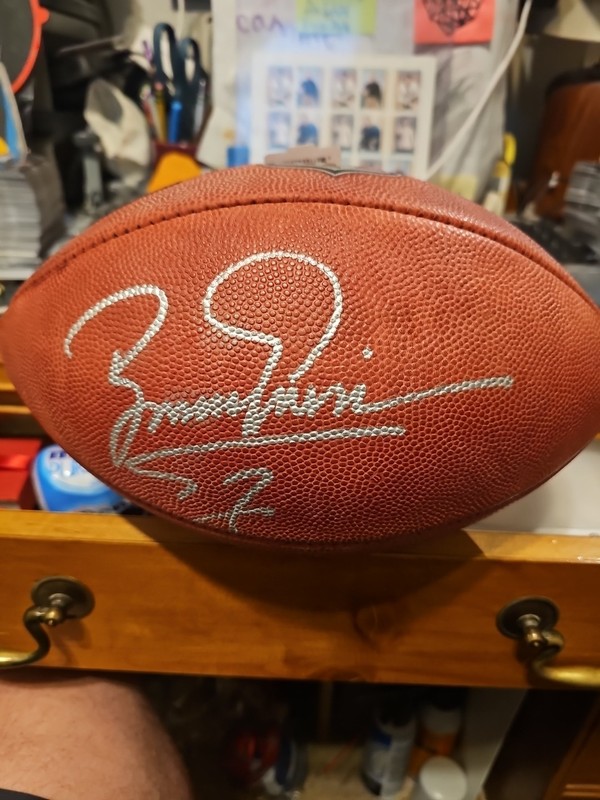 Boomer Esiason Autographed Signed NFL The Duke Football Beckett Bengals Jets
