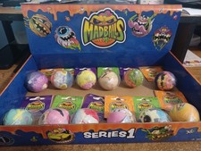 Complete Set of 12 Cloudco Ent. Gross-Out Mini "Madballs" All New w/Display Box