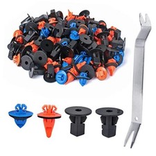 120Pcs Fender Flare Clips, Retainer Fastener Rivets for Bumper Fender Liner