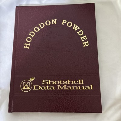 Hodgdon Powder Shotshell Data Manual HB Don Zutz Ron L Reiber 1996