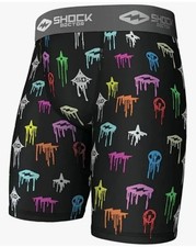 Shock Doctor Compression Shorts Men's Large Black with Bio-Flex Cup