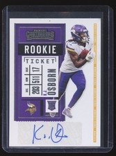 K.J. Osborn 2020 Panini Contenders #205 Rookie Auto RC Ticket MN Vikings