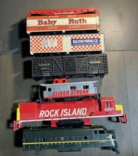 TYCO HO Trains Engine Freight Car Parts Lot