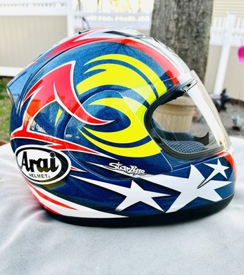 Vintage Arai RX-7 Corsair Nicky Hayden Full Face Helmet/Clear Vintage Arai RX-7 Corsair Nicky Hayden Full Face Helmet/Clear