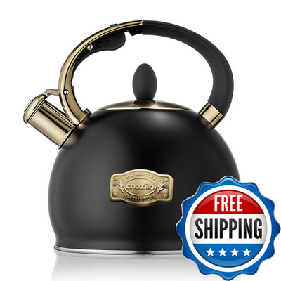 Choxila Stovetop Tea Kettle - 2.64 Quart Whistling Tea Pot For Stove Top