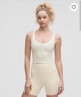Lululemon Align Tank Top Light Support, A/B Cup, Color Light Ivory, Size 0