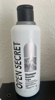OPEN SECRET MATIZANTE NEGRO HAIR TONER SHAMPOO CON TINTE DE PLATA Y PLOMO 30oz