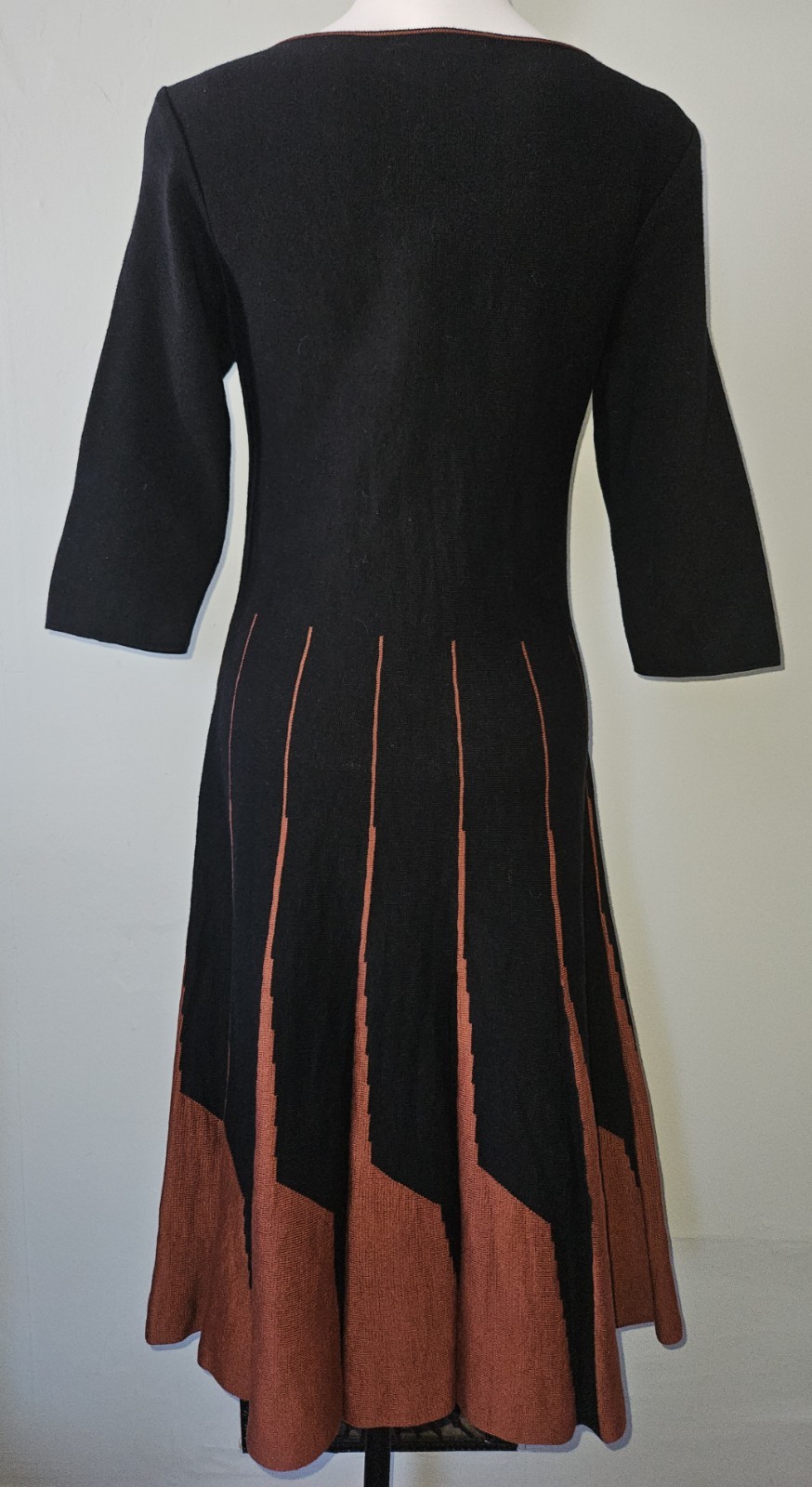 Peruvian Connection Medium Pima Cotton Dress Blac… - image 2