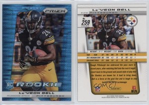 2013 Panini Prizm Rookie Light Blue Pulsar Prizm Le'Veon Bell #259 Rookie RC