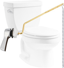 Universal Metal Side Mount Toilet Handle Replacement Kit, Chrome