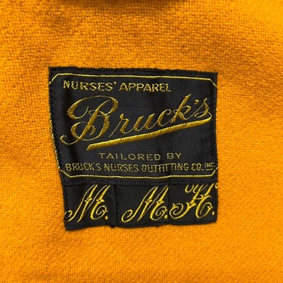 Vtg Brucks Nurses Cape Blue Wool WWII Era 1940's Nursing