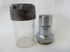 Russian Lomo Microscope Objective 40x 0.65 #6820527 (Cased)