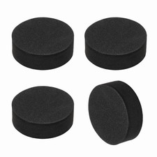 4Pcs Speaker Isolation Pads, 35mmx12mm Black Round EVA Acoustic Foam Pads Feet