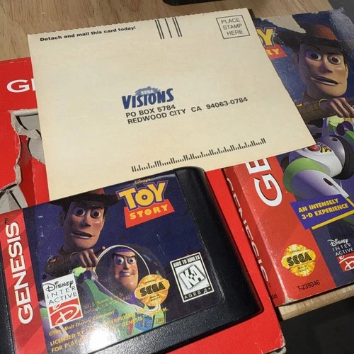 Disney's Toy Story (Sega Genesis) Good Cond CIB Complete & Tested - Ships Fast