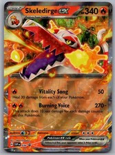 skeledirge ex pokemon card value 081 Jumbo  Realgoodeal [RR] Burning Voice (270 Skeledirge ex #34 Prices |