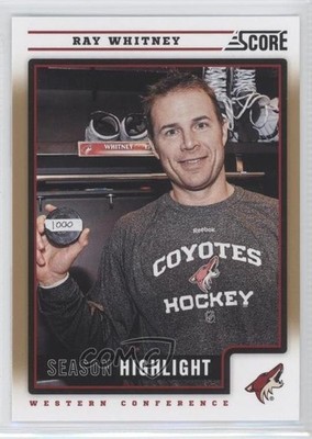 2012-13 Score Gold Rush Ray Whitney #20 0a4