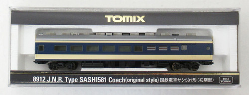 Coche eléctrico calibre N TOMIX 8912 JNR tipo Sashi 581 (modelo antiguo) [A] | Condition: Used